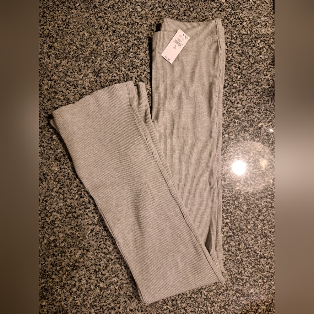 GAP Kids XL 12 Girls Rib Knit Flare Leggings - NEW with tags